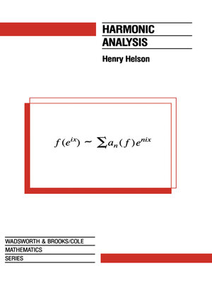 cover image of Harmonic Analysis